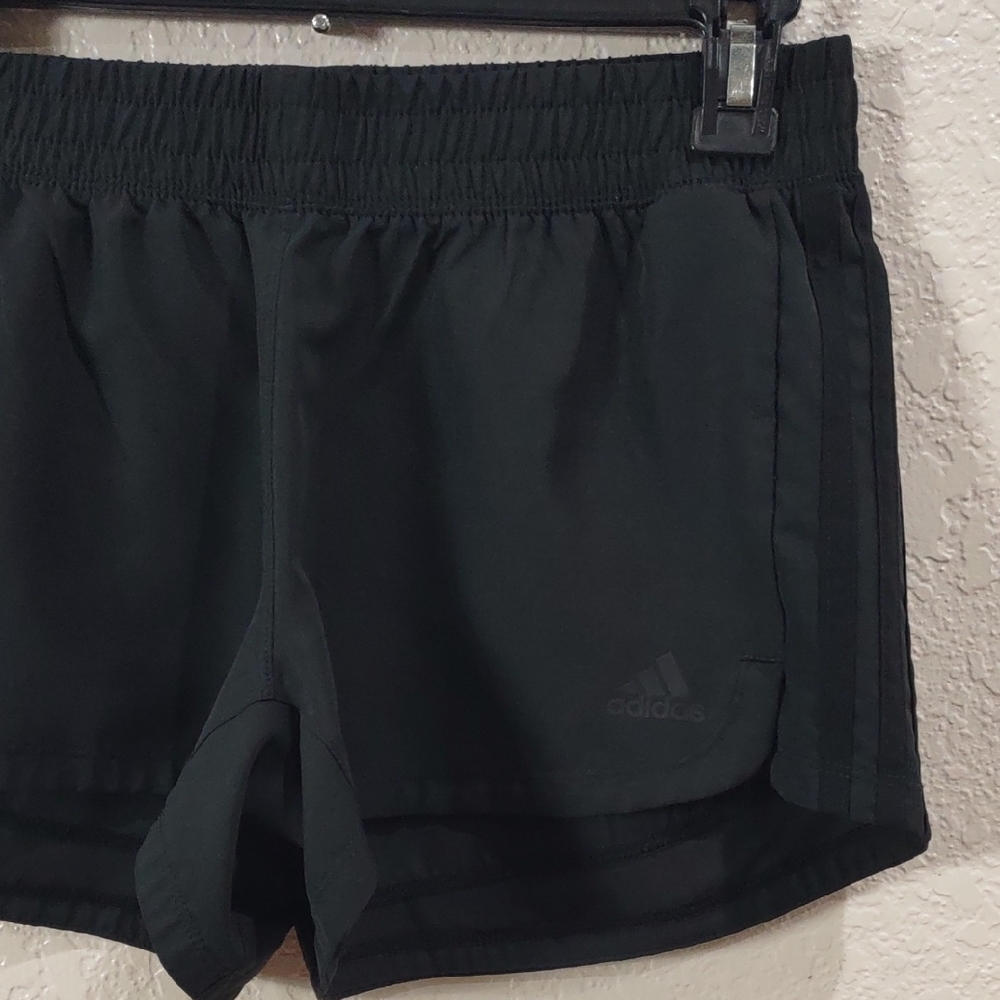 Adidas Black Athletic Shorts Lightweight Stretchy Design - Picture 15 of 17